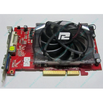 Б/У видеокарта 1Gb ATI Radeon HD4670 AGP PowerColor R73KG 1GBK3-P (Дедовск)