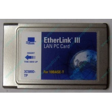 Сетевая карта 3COM Etherlink III 3C589D-TP (PCMCIA) без LAN кабеля (без хвоста) - Дедовск