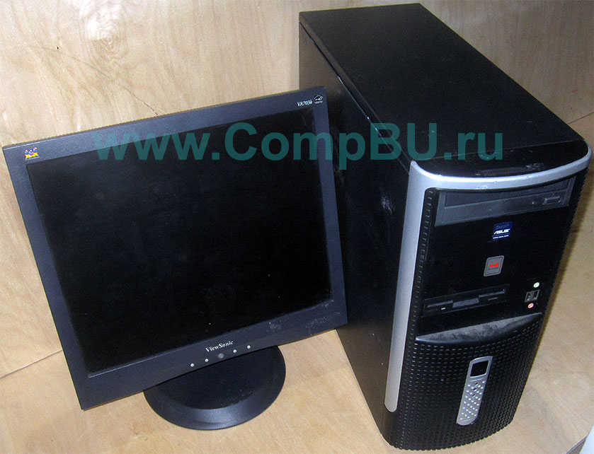Комплект: одноядерный компьютер Intel Pentium-4 с 1Гб памяти и 17 дюймовый ЖК монитор (Дедовск)